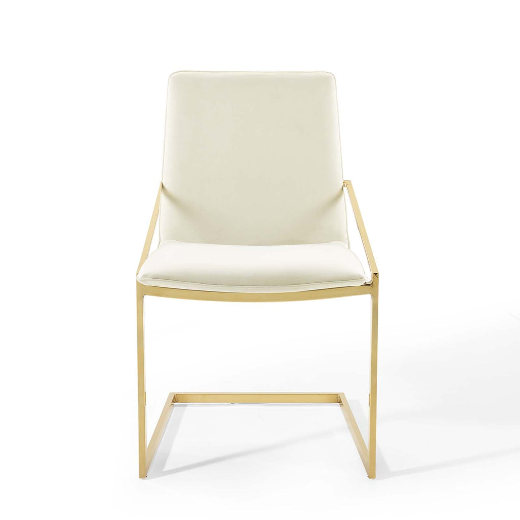 Pitch Performance Velvet Dining Armchair by Modway