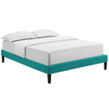 Tessie Fabric Full Bed Frame with Squared Tapered Legs by Modway