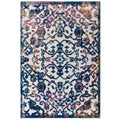 Reflect Primrose Ornate Floral Lattice 8x10 Indoor/Outdoor Area Rug by Modway