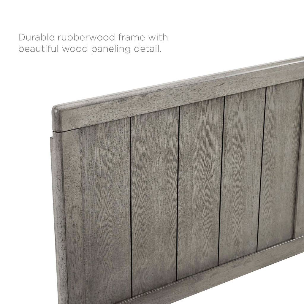 Alana Wood Queen Platform Bed With Angular Frame by Modway