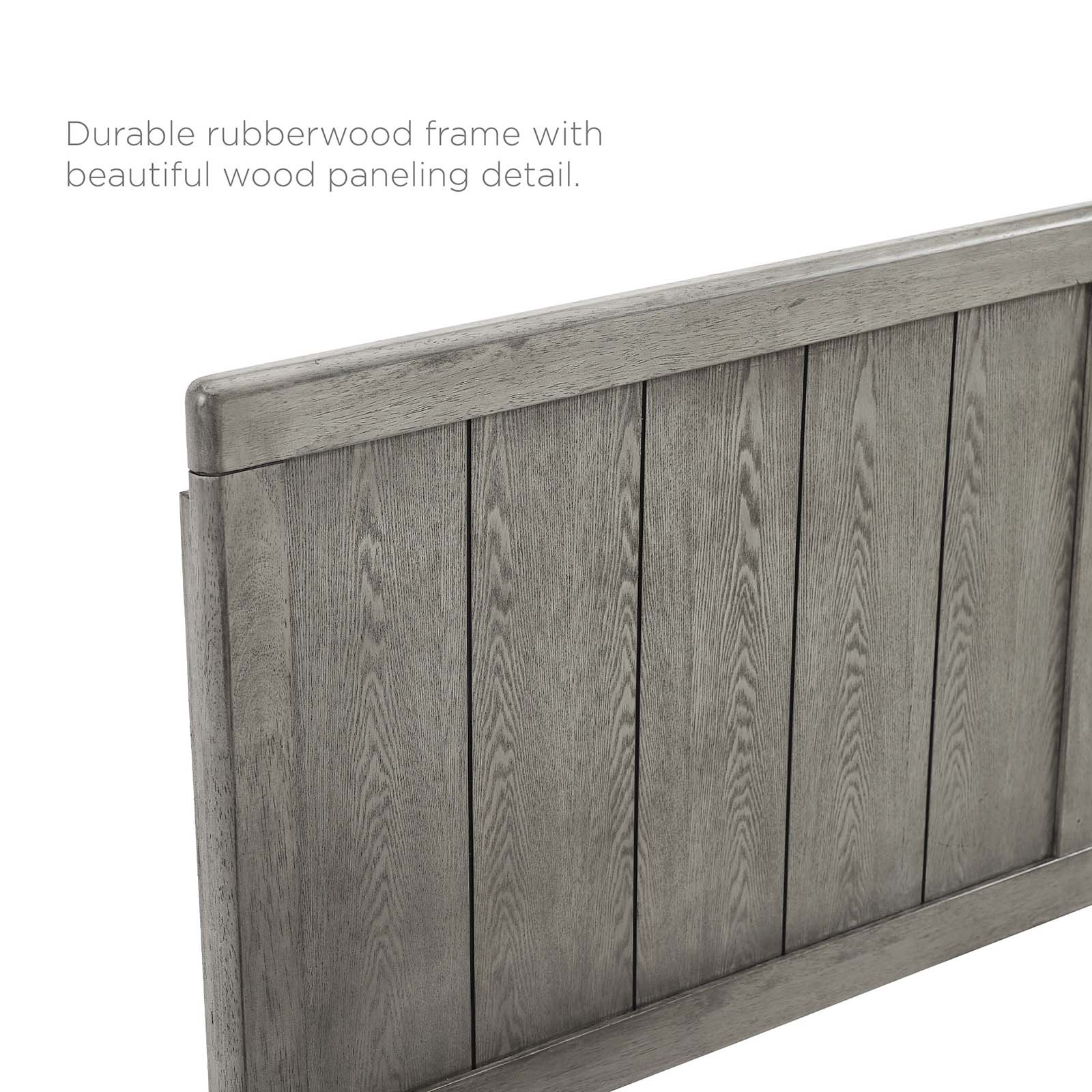 Alana Wood Queen Platform Bed With Angular Frame by Modway