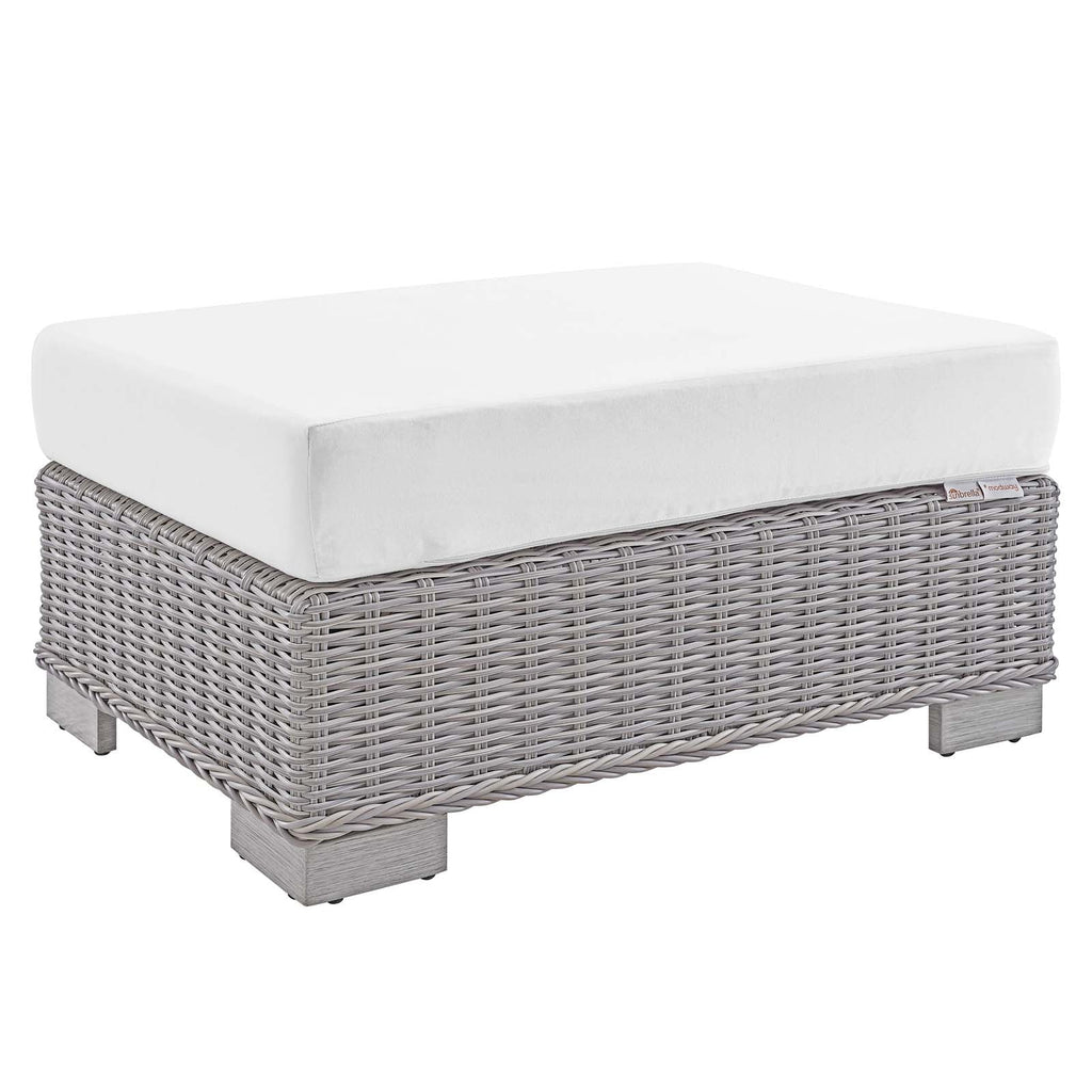 Conway Sunbrella¨ Outdoor Patio Wicker Rattan Ottoman by Modway