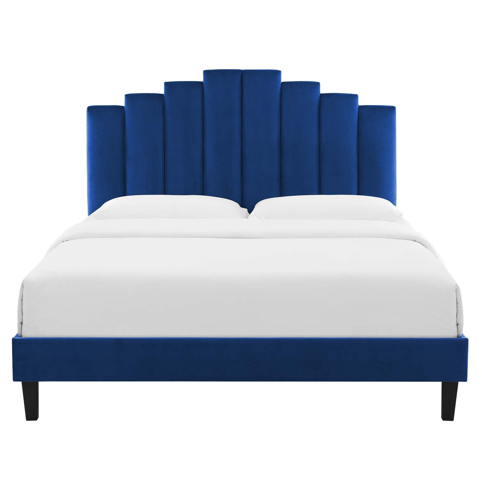Elise Performance Velvet King Platform Bed by Modway