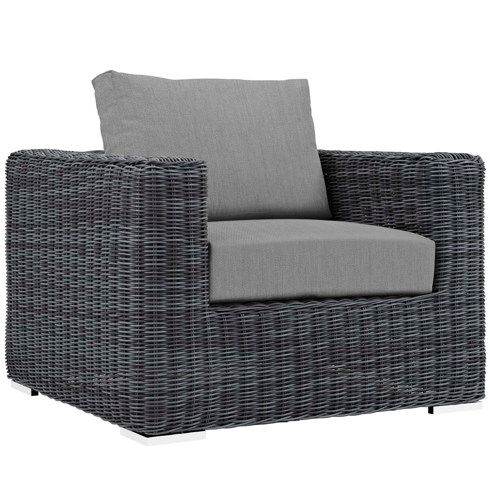 Summon 7 Piece Outdoor Patio Sunbrella¨ Sectional Set by Modway