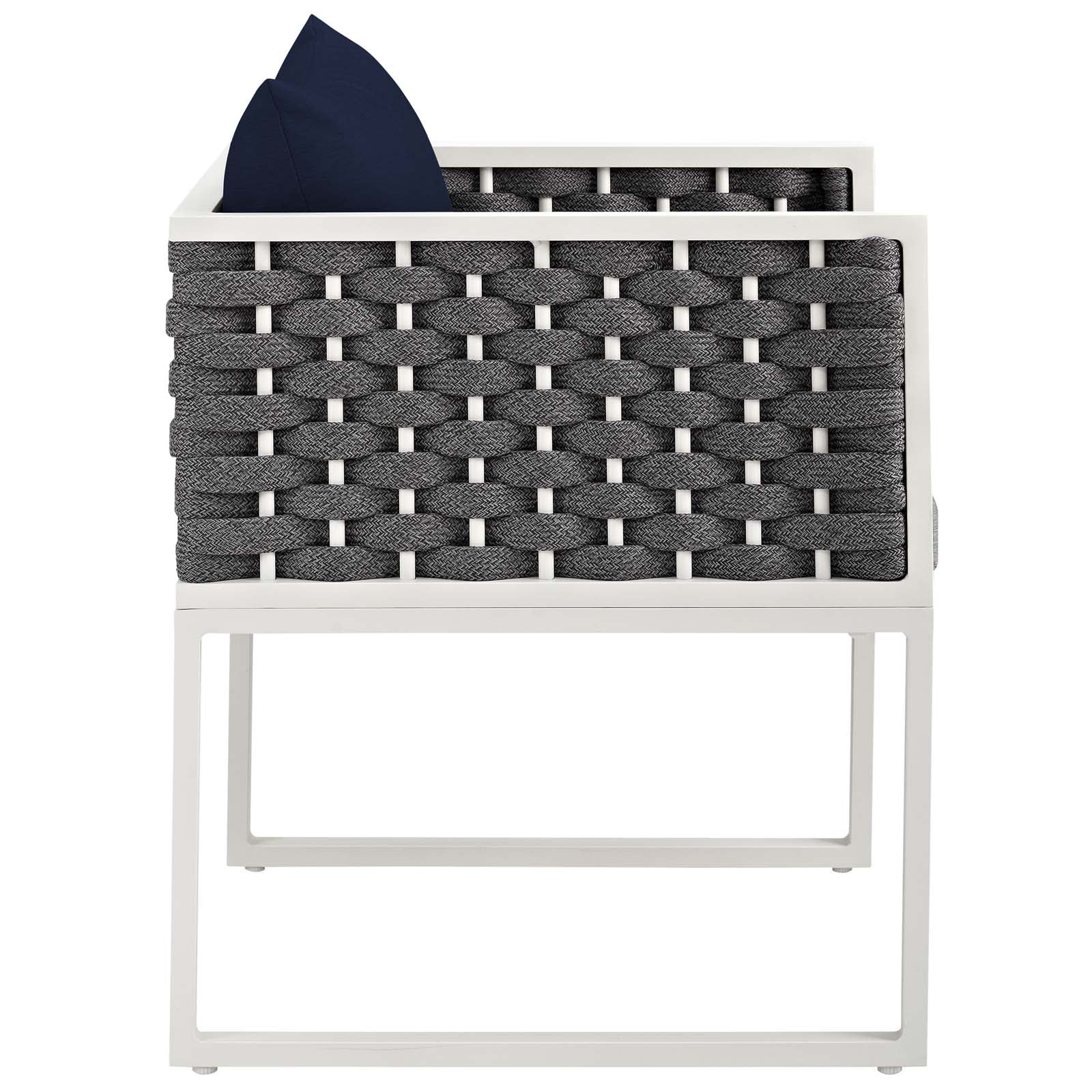 Stance 9 Piece Outdoor Patio Aluminum Dining Set by Modway