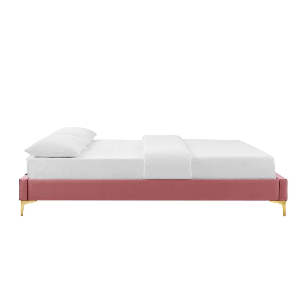 Sutton Performance Velvet Twin Bed Frame by Modway