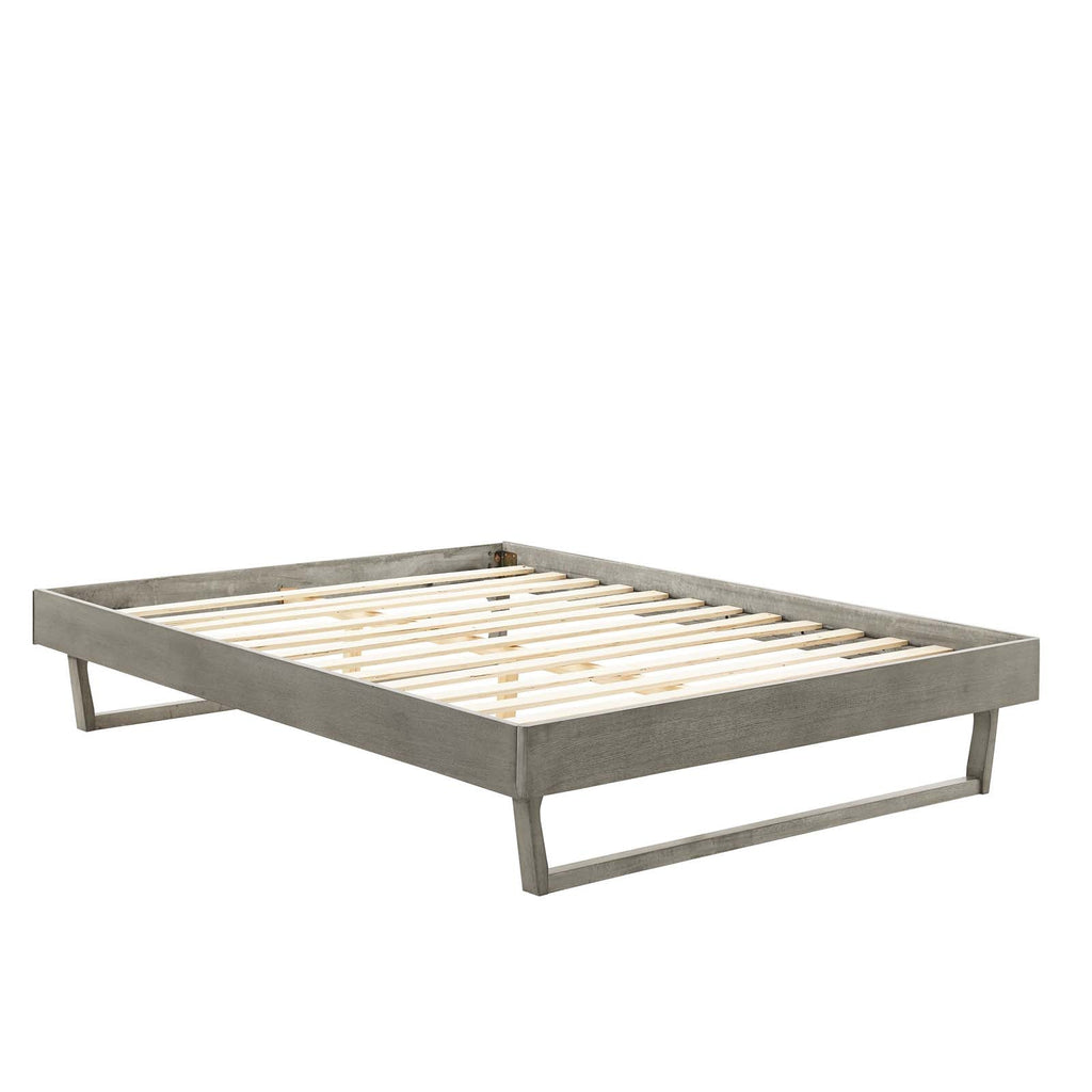 Billie Wood King Platform Bed Frame by Modway