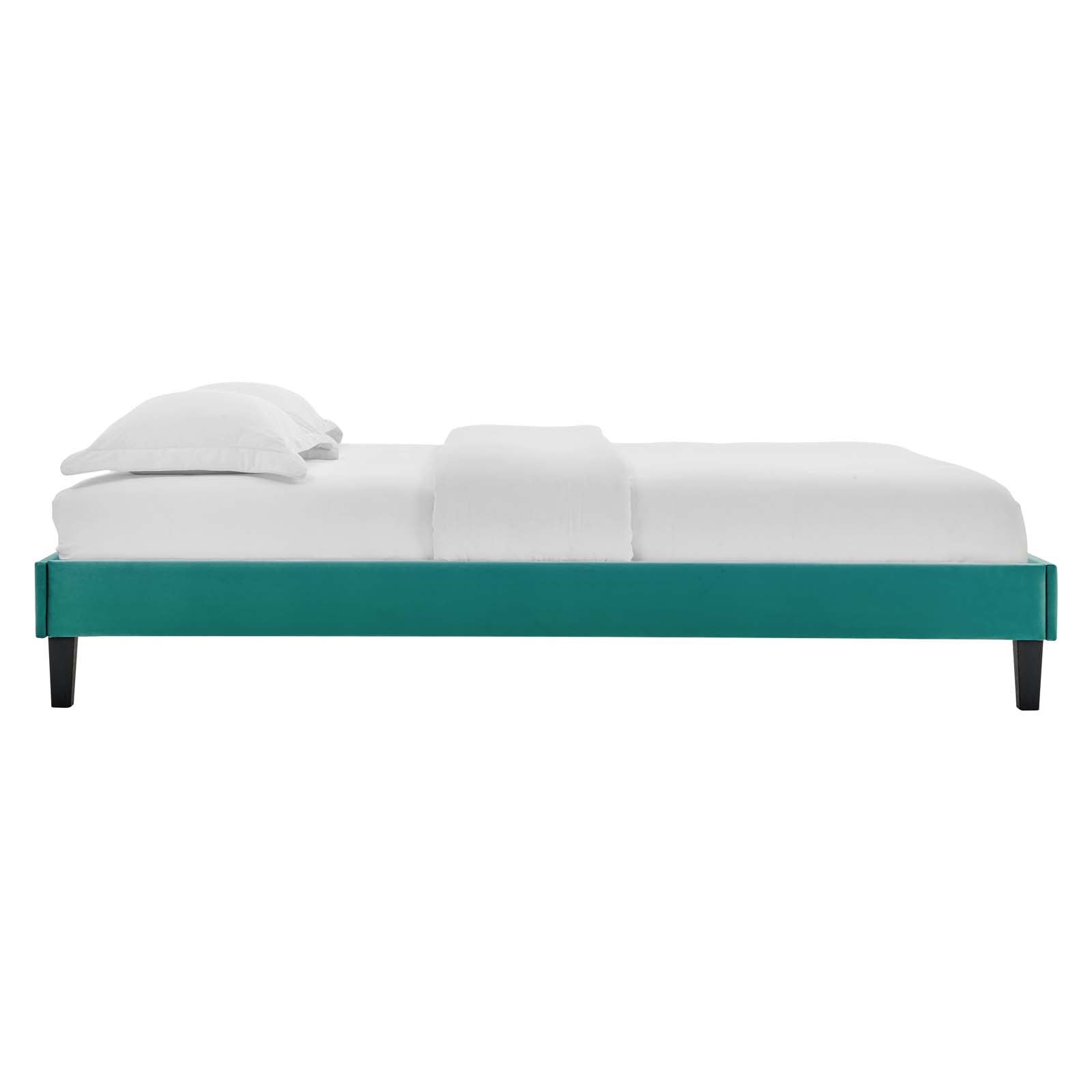 Reign Performance Velvet Twin Platform Bed Frame by Modway