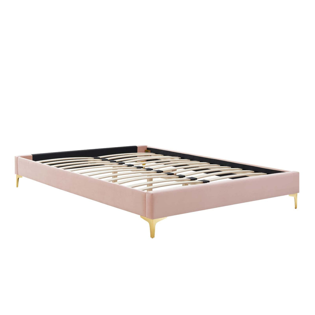 Sutton Performance Velvet King Bed Frame by Modway