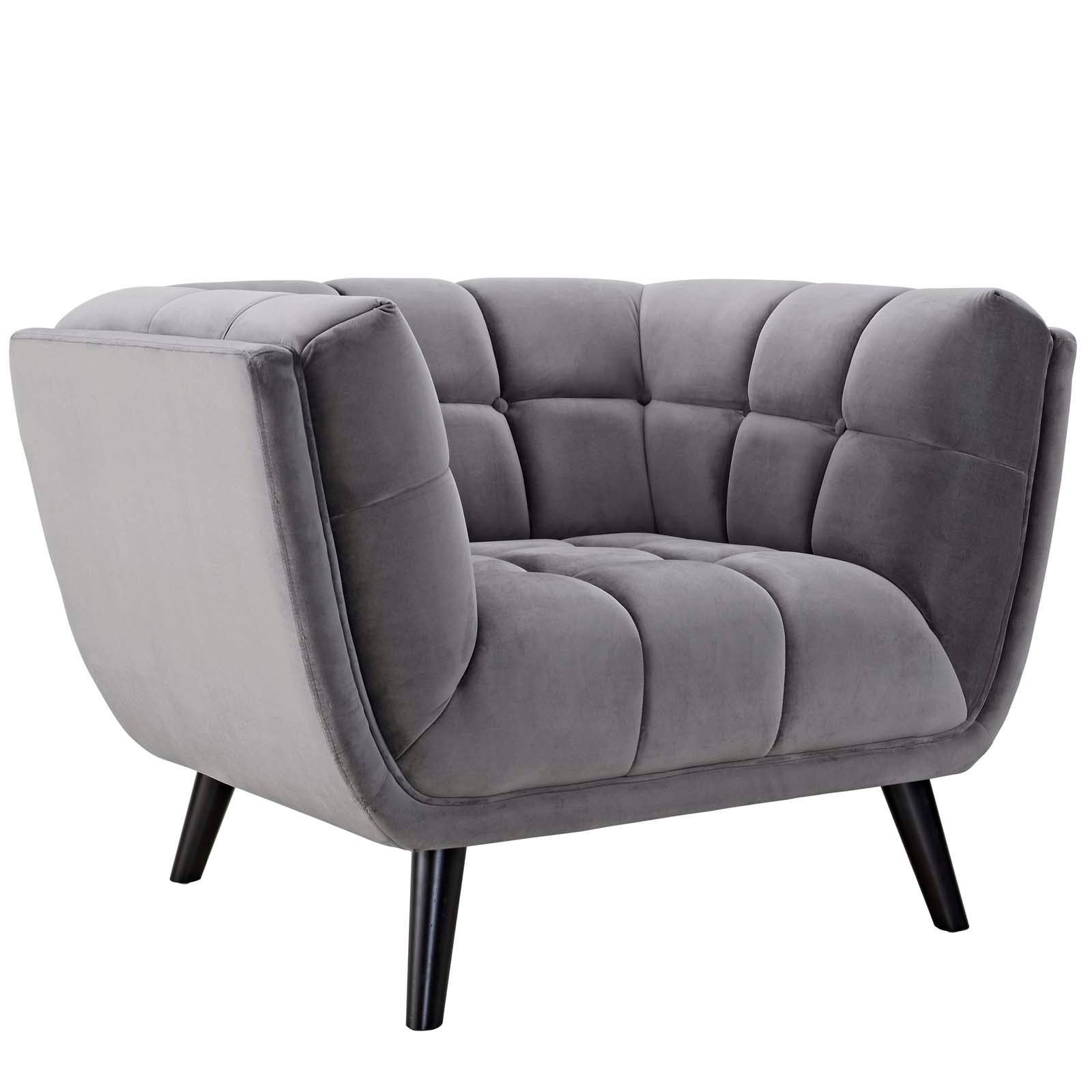 Bestow 3 Piece Performance Velvet Sofa and Armchair Set by Modway