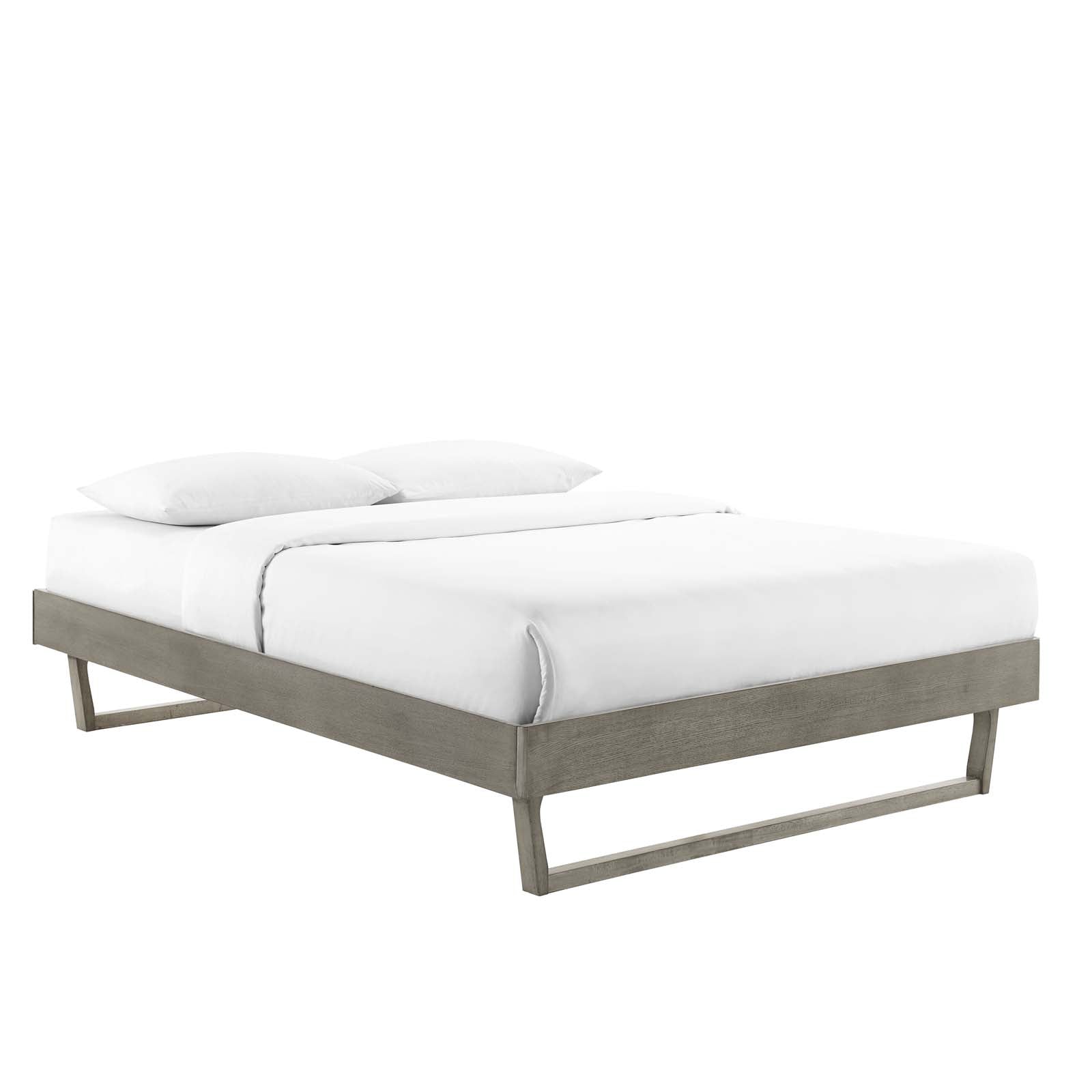 Billie Wood King Platform Bed Frame by Modway