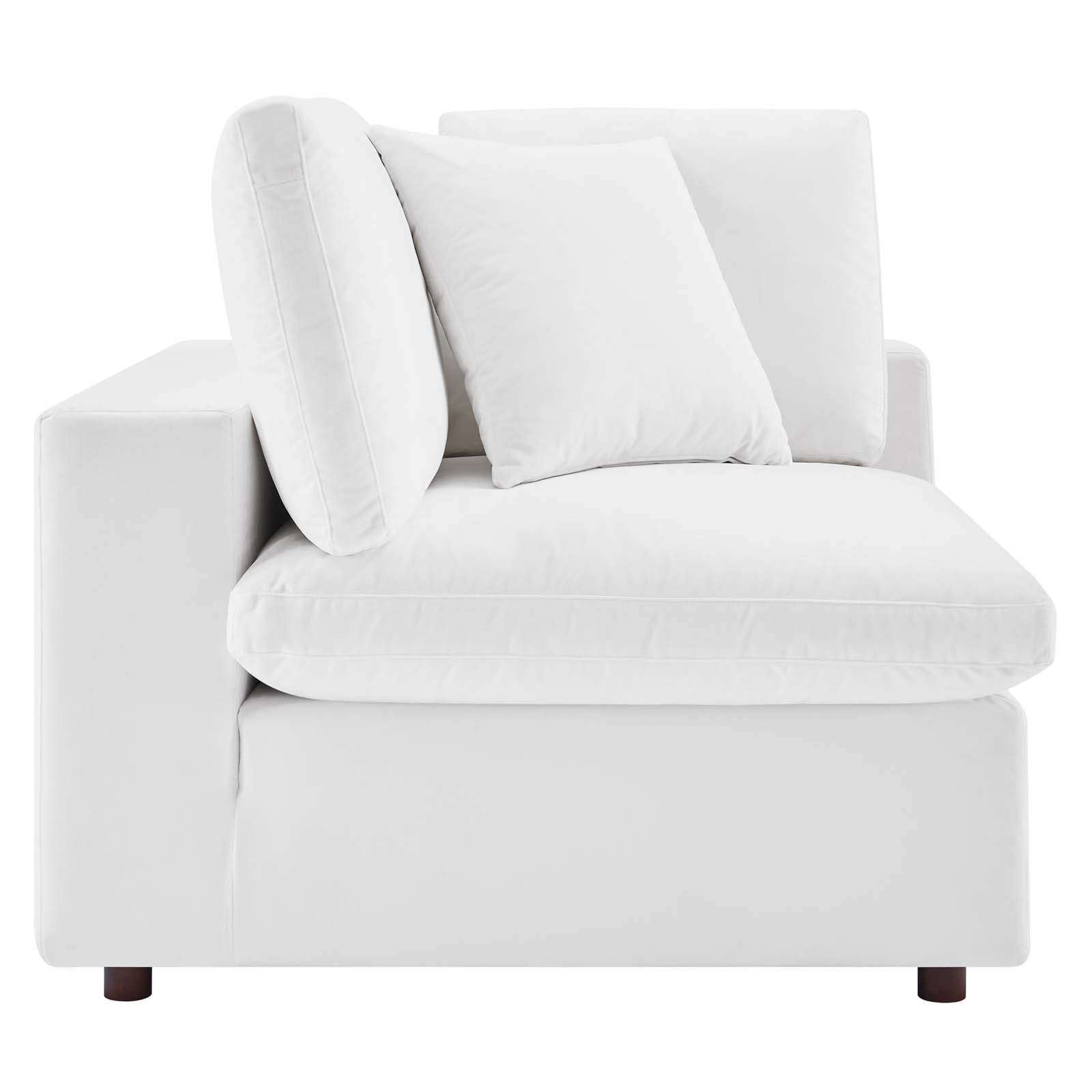 Commix 8-Piece Down Filled Overstuffed Performance Velvet Sectional Sofa by Modway