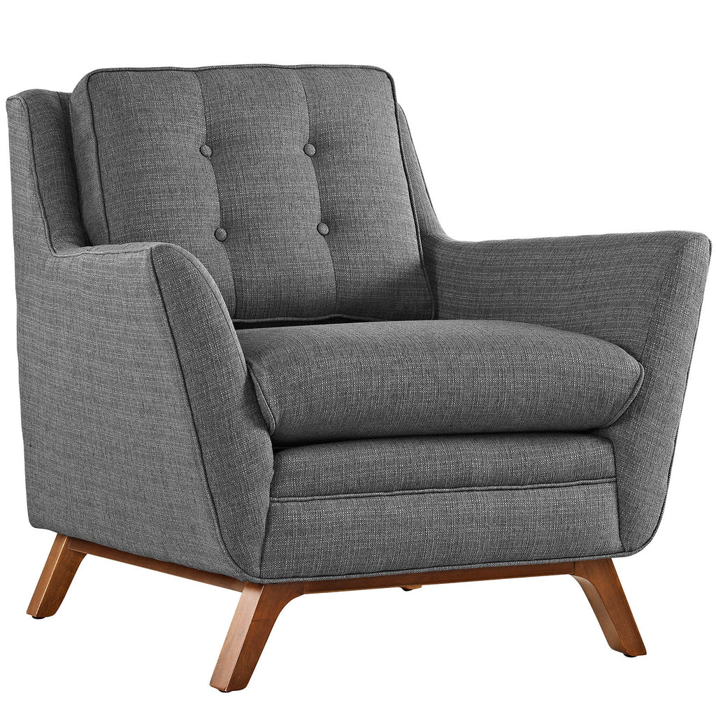 Beguile Upholstered Fabric Living Room Set Set of 3 by Modway