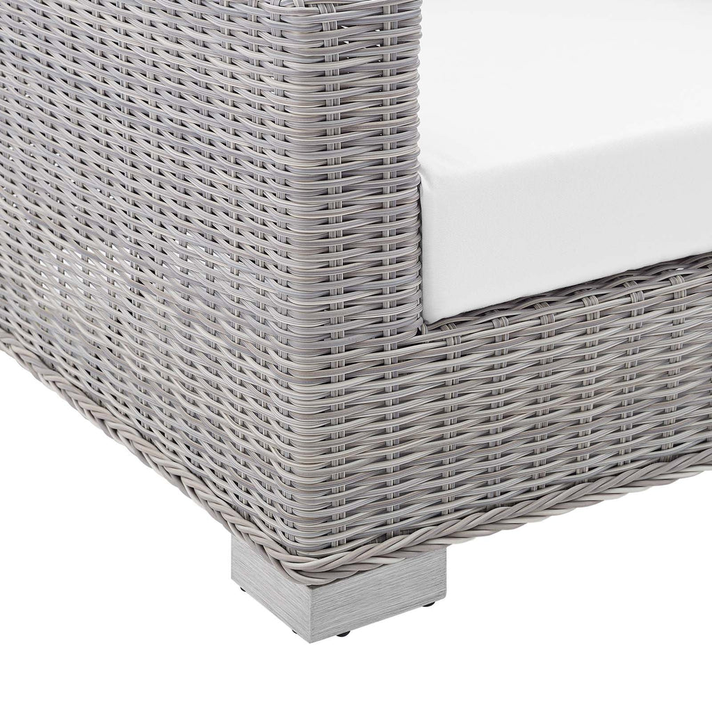 Conway Sunbrella¨ Outdoor Patio Wicker Rattan Loveseat by Modway