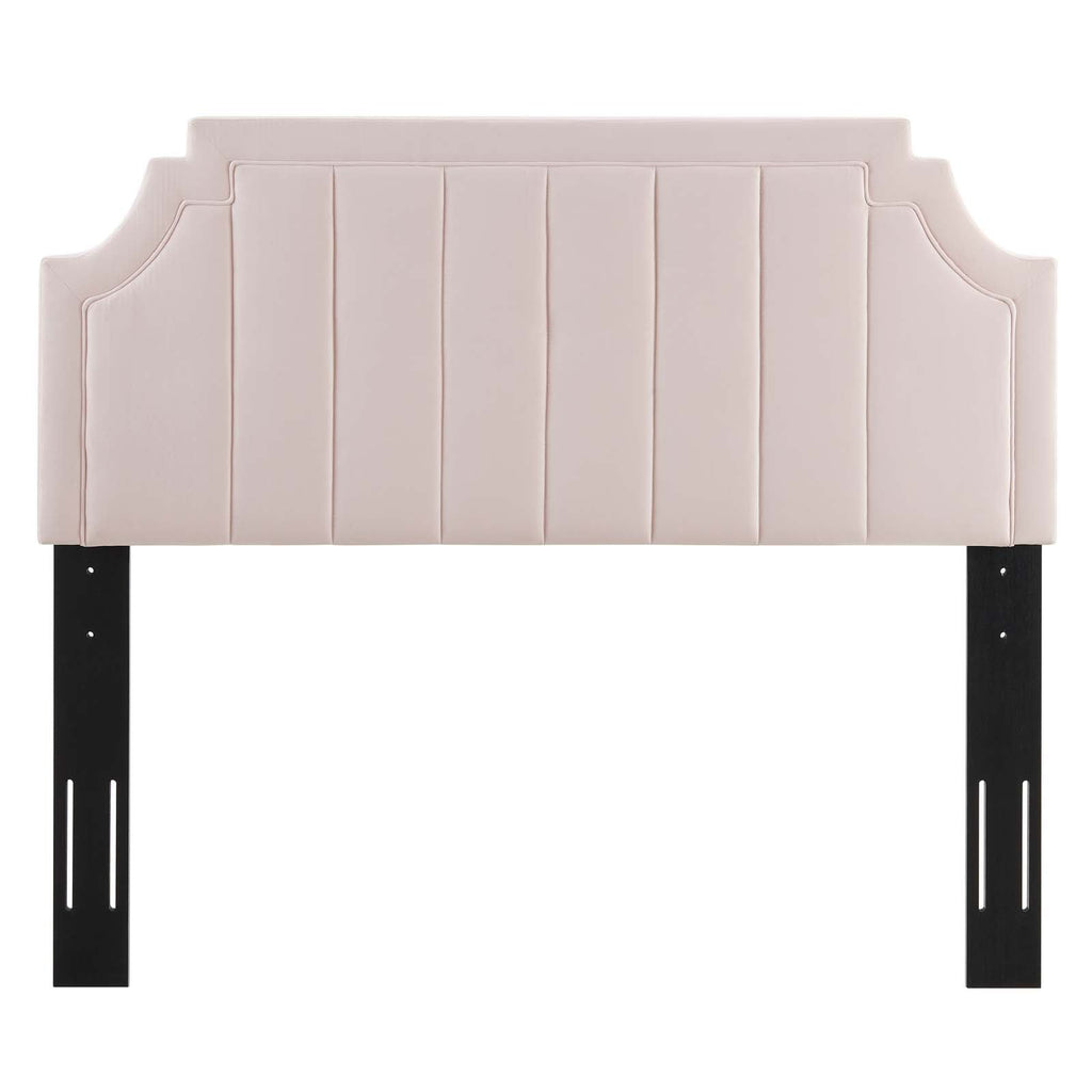 Alyona Channel Tufted Performance Velvet Full/Queen Headboard by Modway