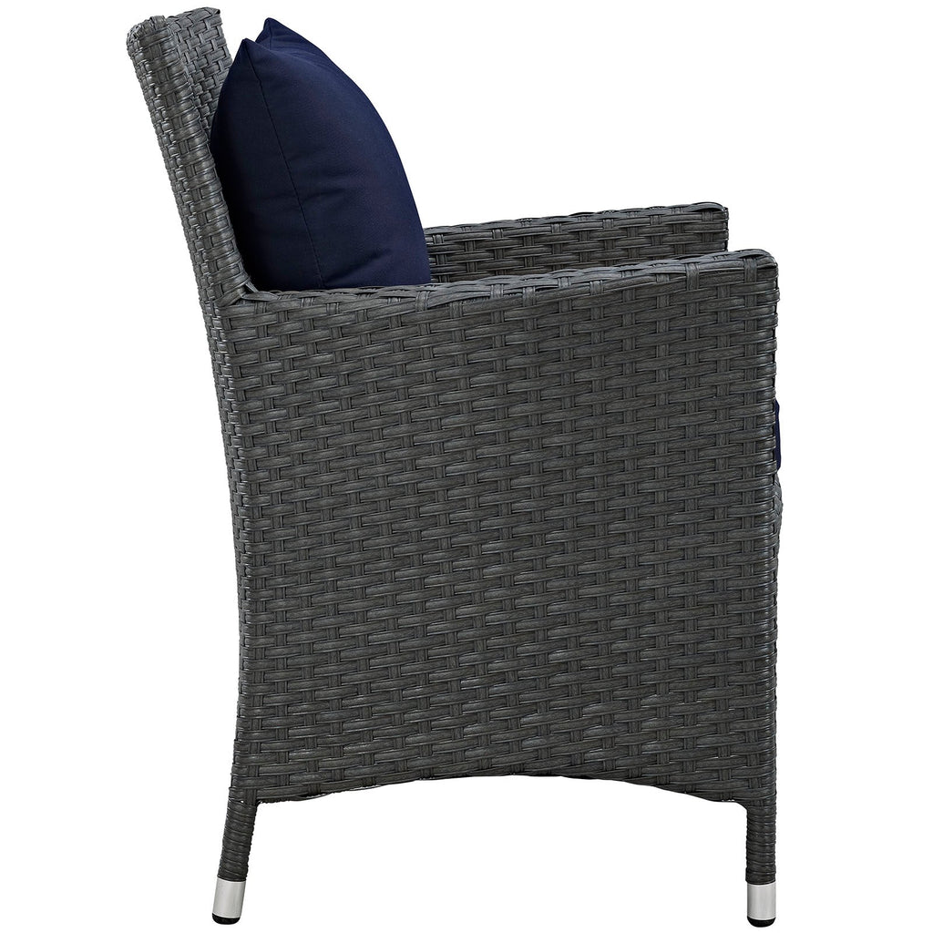 Sojourn 9 Piece Outdoor Patio Sunbrella¨ Dining Set by Modway