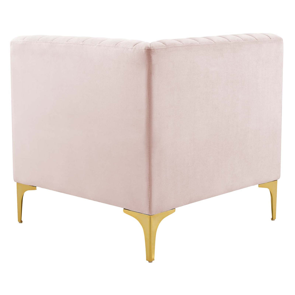 Triumph Channel Tufted Performance Velvet Loveseat by Modway