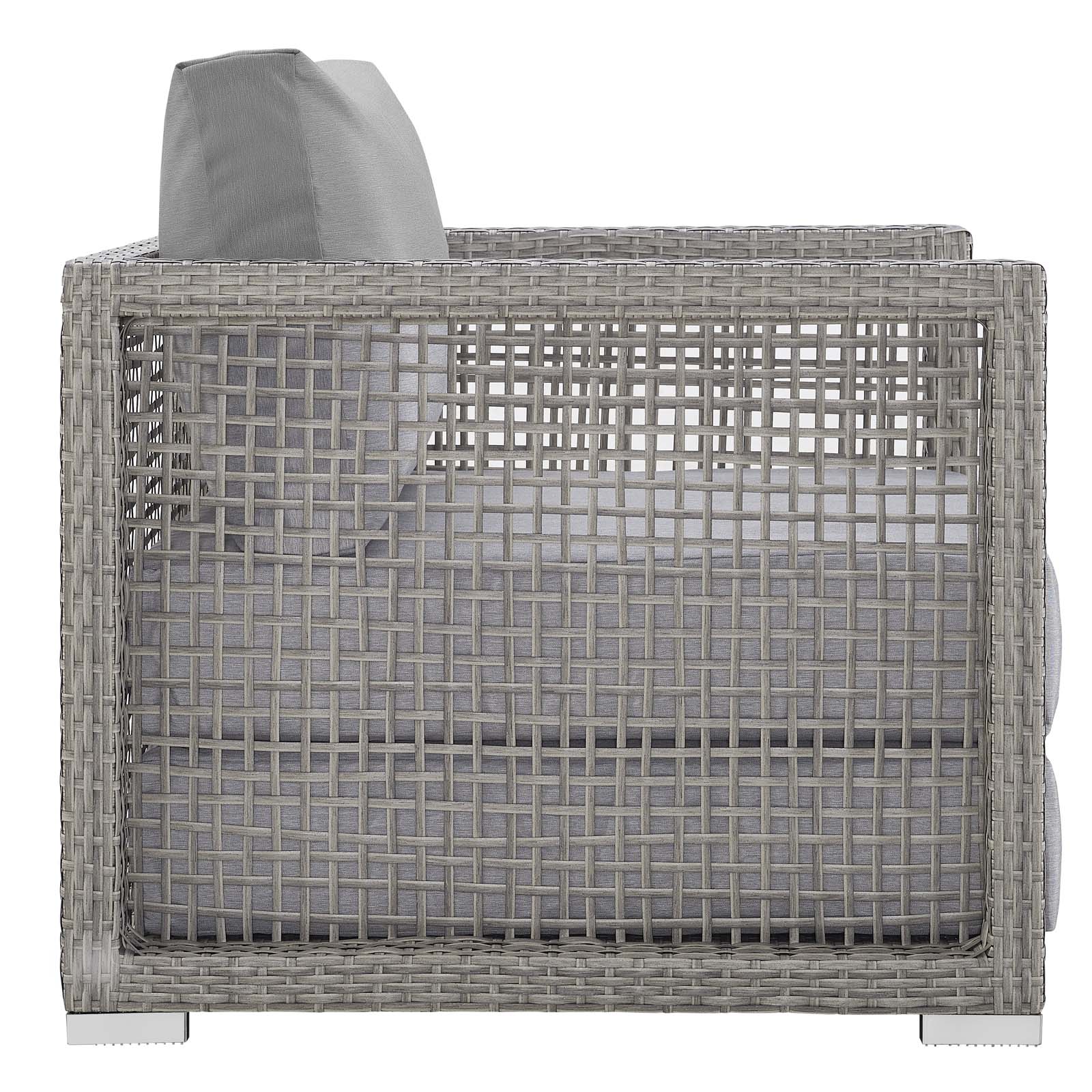 Aura 4 Piece Outdoor Patio Wicker Rattan Set by Modway