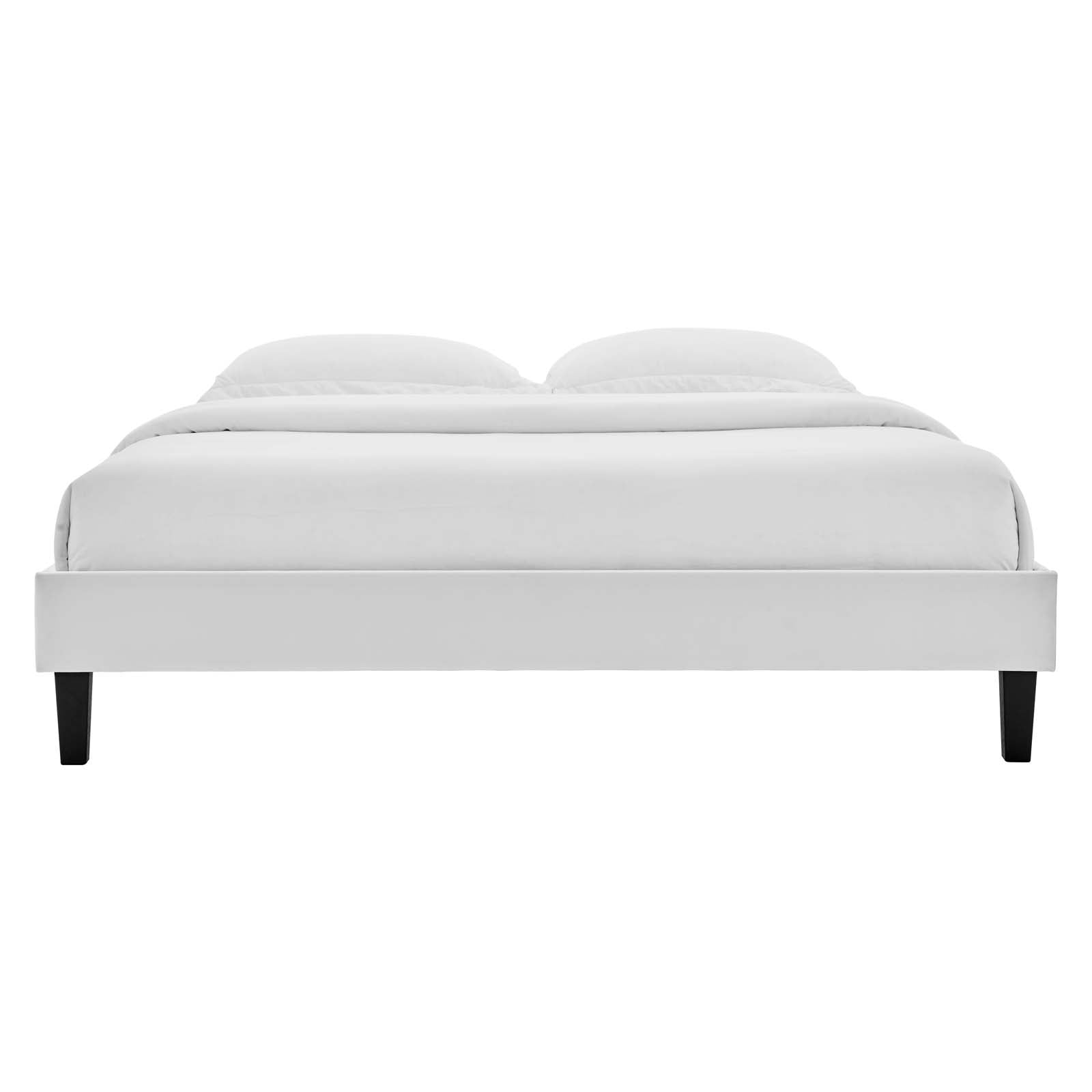 Reign Performance Velvet Twin Platform Bed Frame by Modway