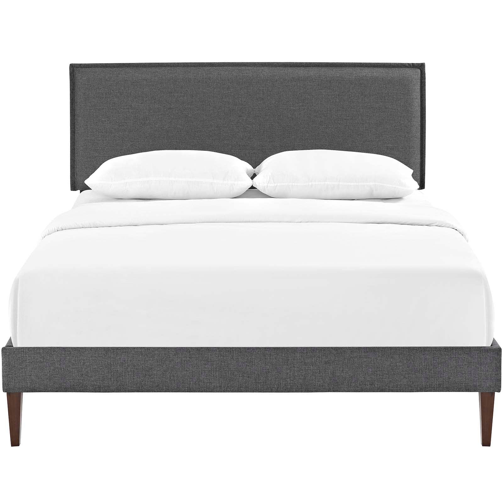 Amaris Queen Platform Bed with Squared Tapered Legs