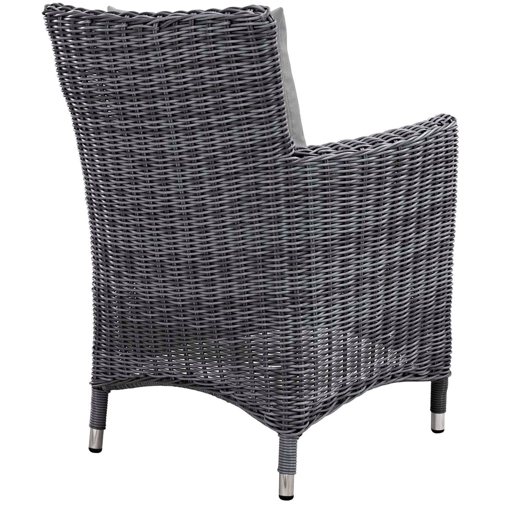 Summon 9 Piece Outdoor Patio Sunbrella¨ Dining Set by Modway