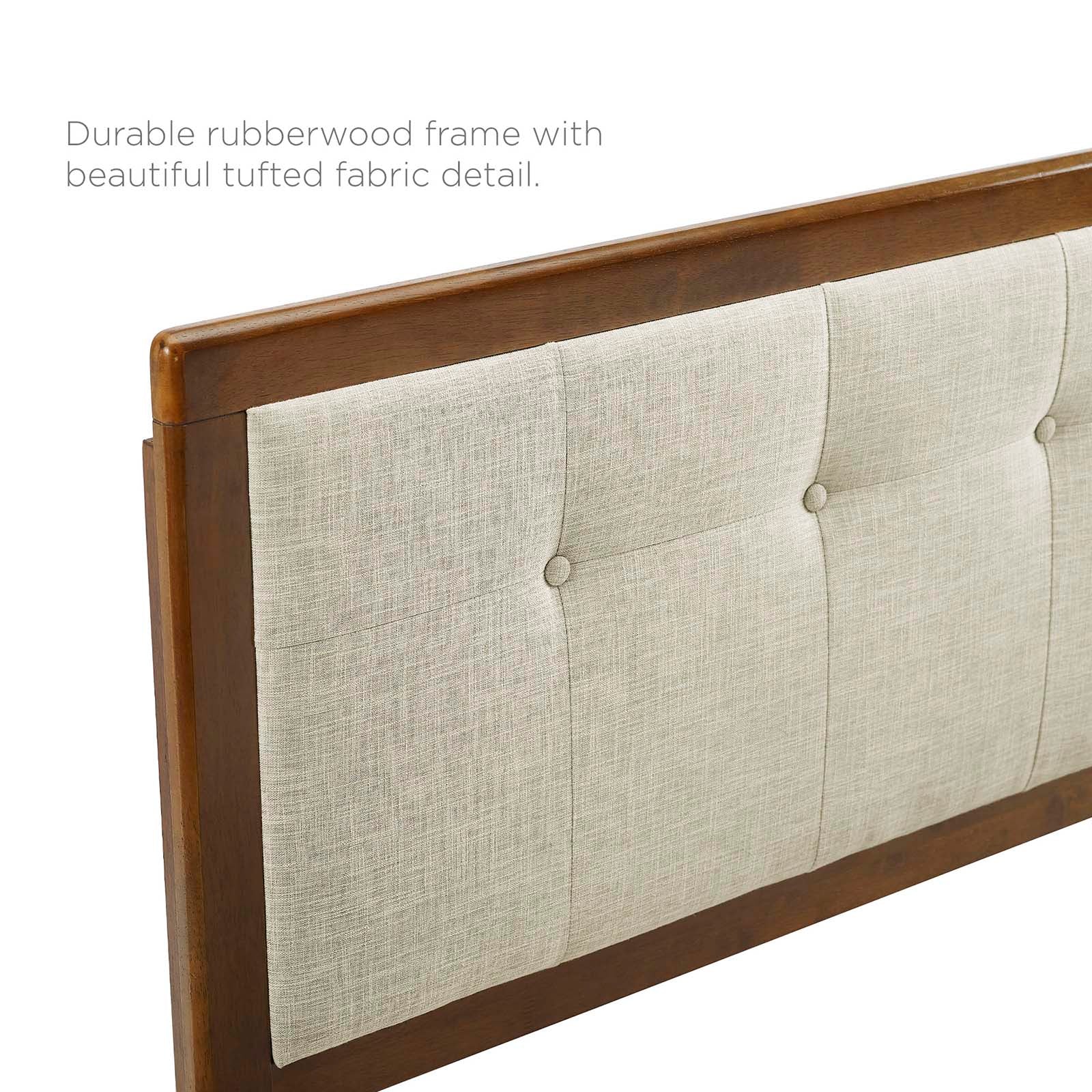 Willow Wood Full Platform Bed With Angular Frame by Modway