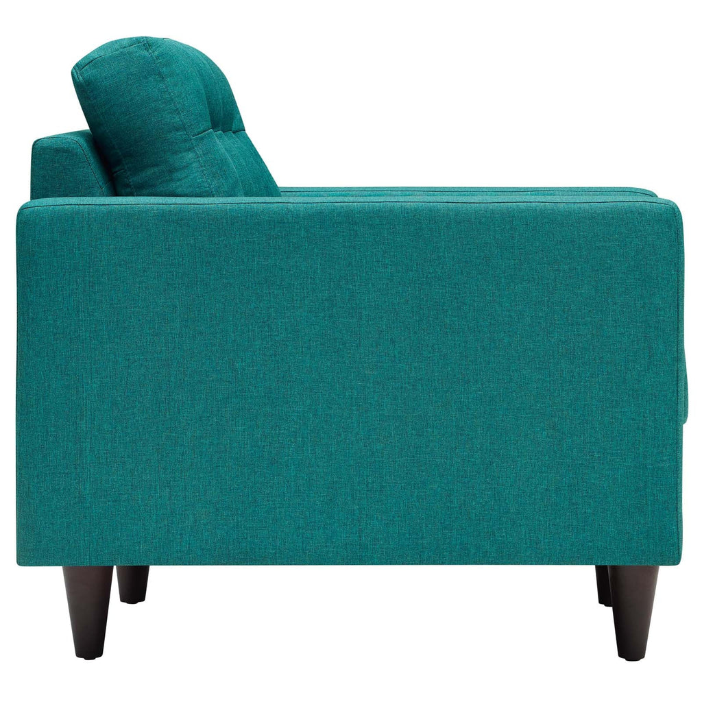 Empress Upholstered Fabric Armchair Set of 2 by Modway