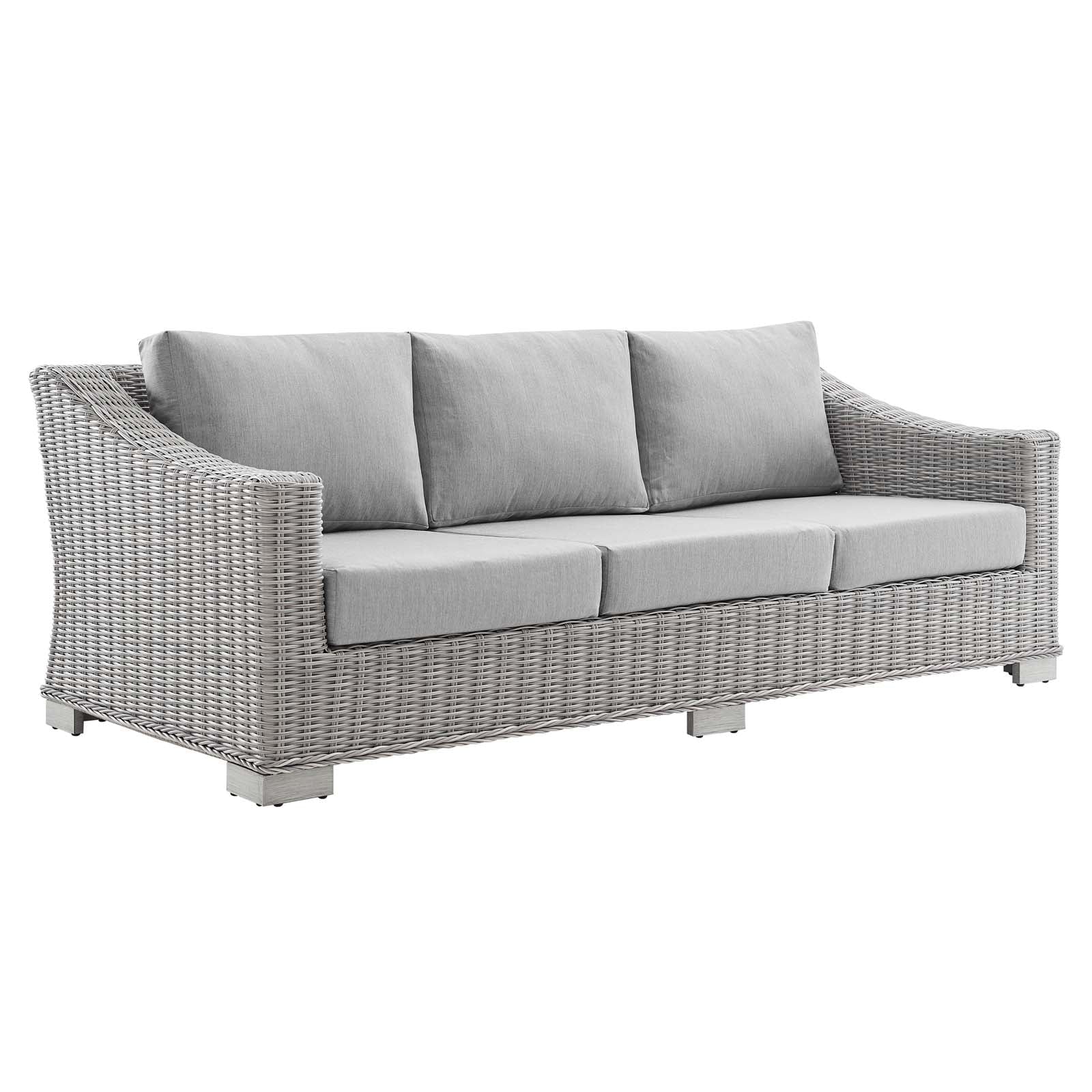 Conway Sunbrella¨ Outdoor Patio Wicker Rattan Sofa by Modway