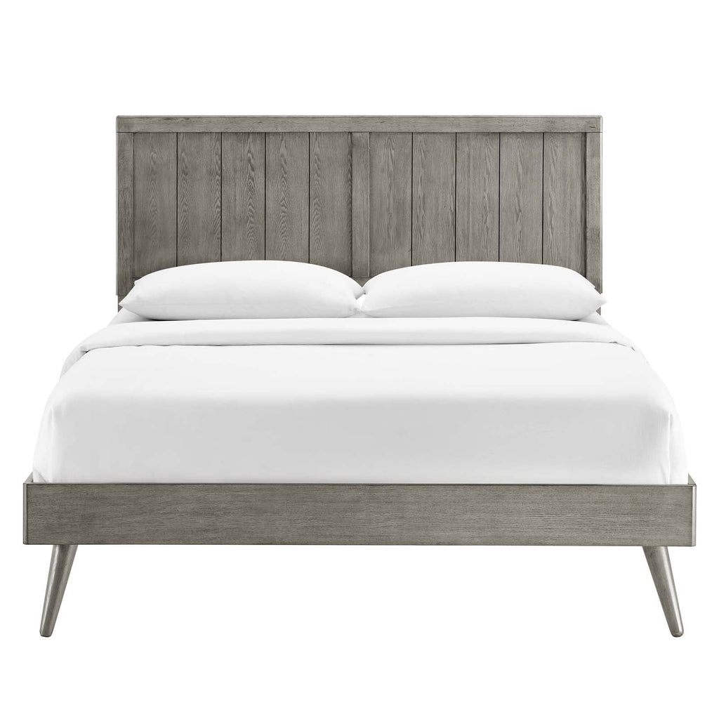 Alana Wood Queen Platform Bed With Splayed Legs by Modway