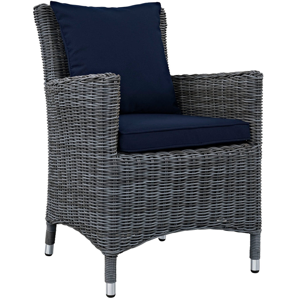 Summon 9 Piece Outdoor Patio Sunbrella¨ Dining Set by Modway
