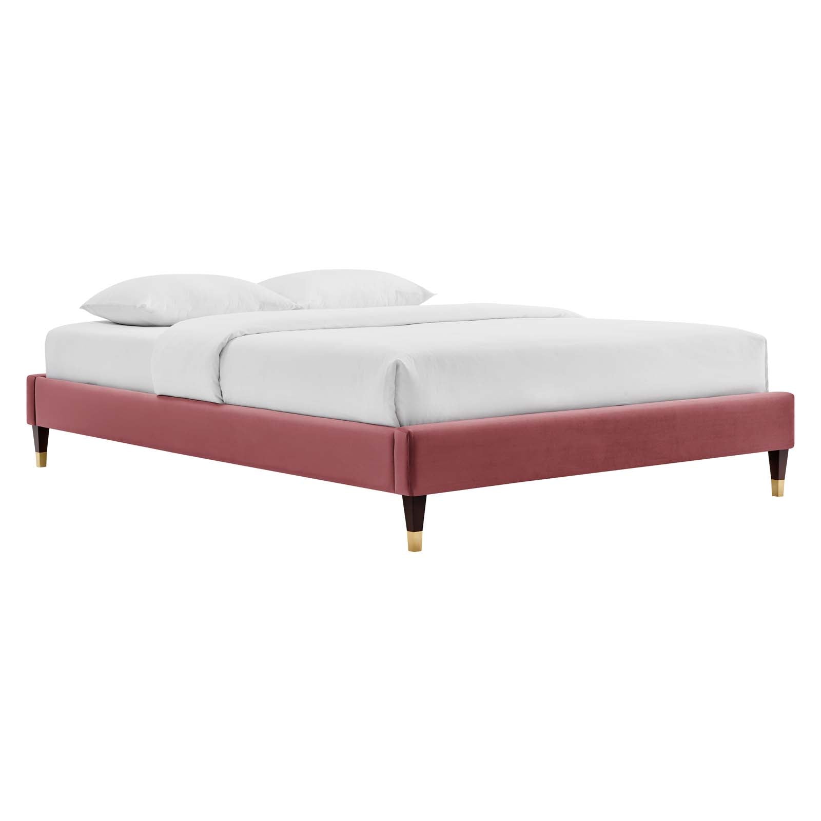 Elise Performance Velvet King Platform Bed by Modway