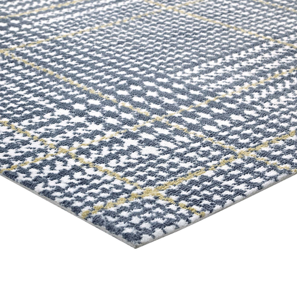 Kaja Abstract Plaid 8x10 Area Rug by Modway