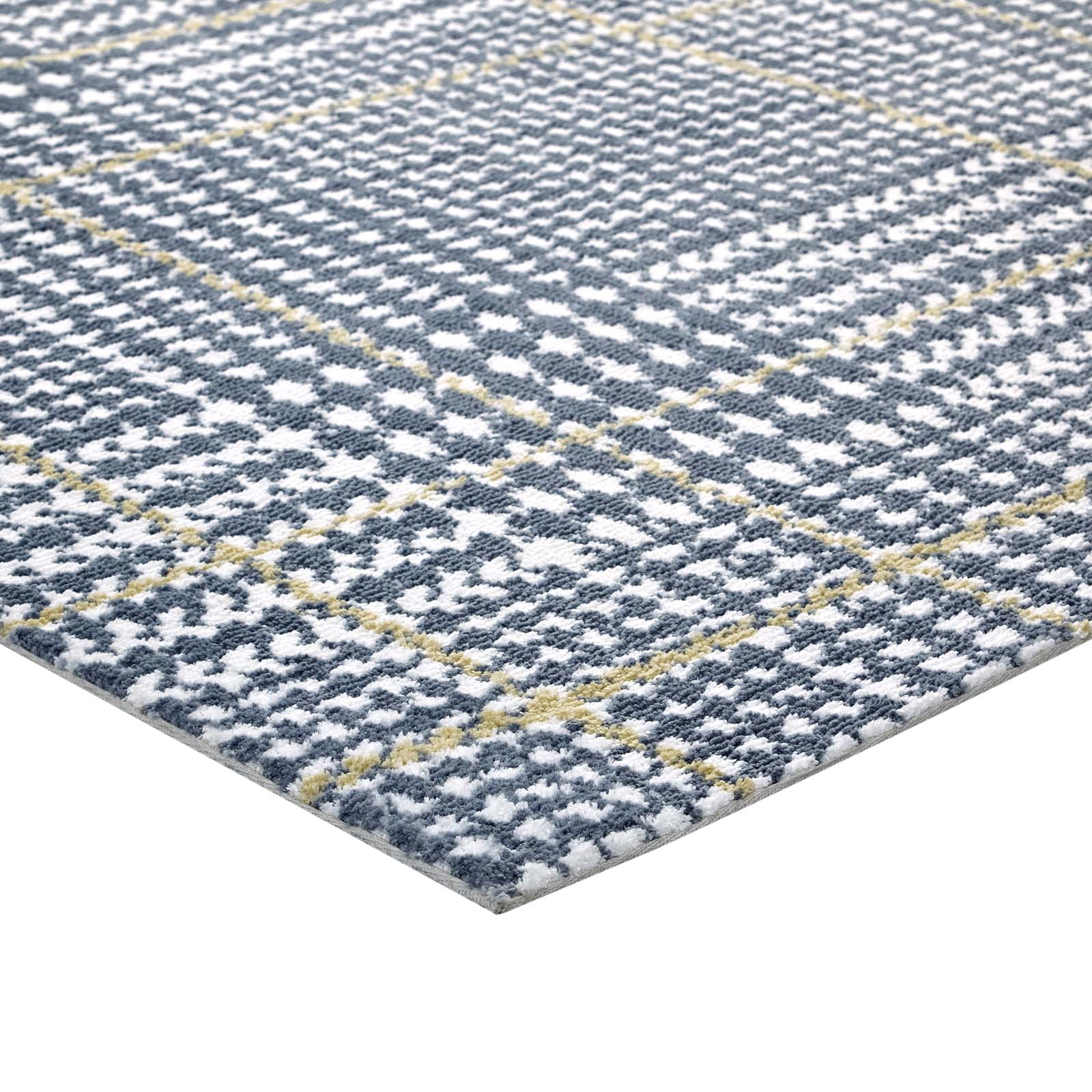 Kaja Abstract Plaid 8x10 Area Rug by Modway
