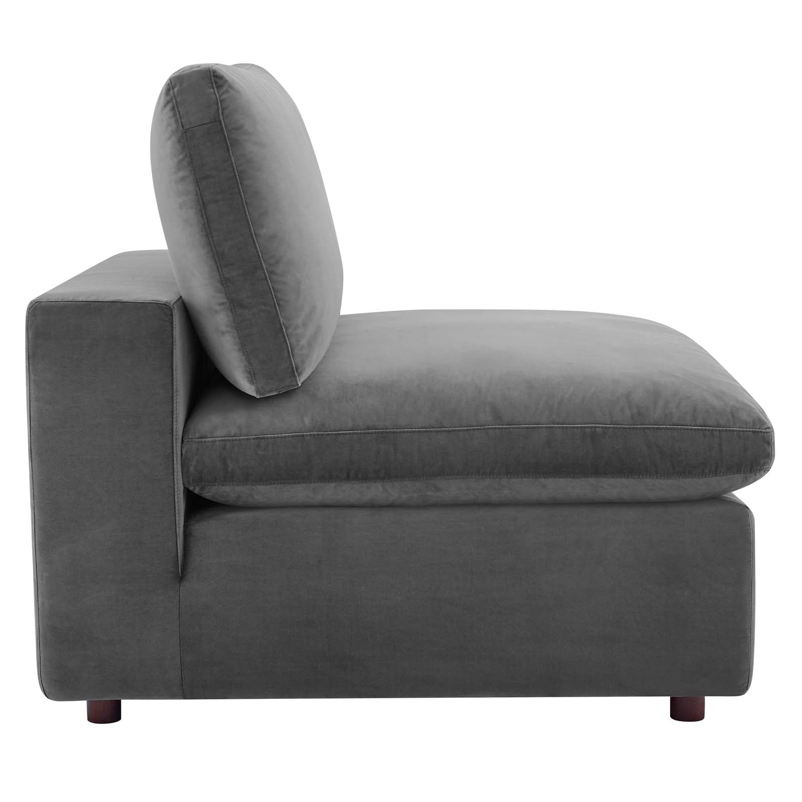 Commix 8-Piece Down Filled Overstuffed Performance Velvet Sectional Sofa by Modway