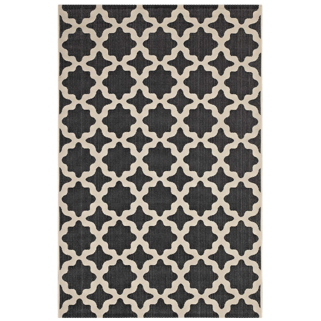 Cerelia Moroccan Trellis Indoor and Outdoor 8x10 Area Rug by Modway