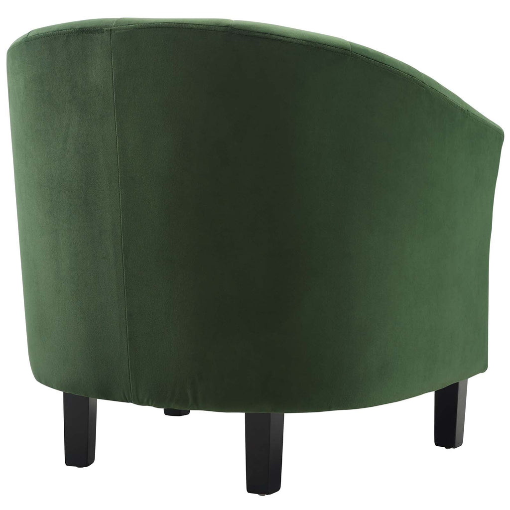 Prospect Channel Tufted Performance Velvet Armchair Set of 2 by Modway