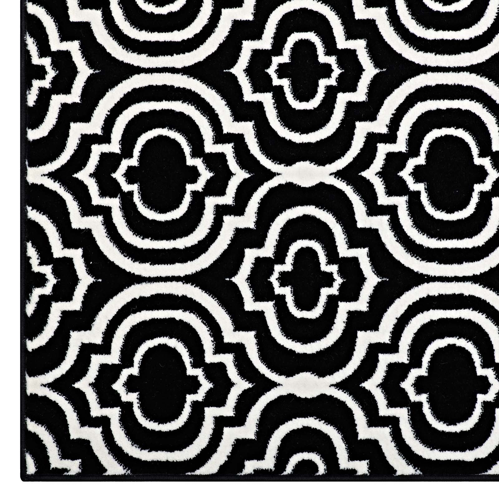 Frame Transitional Moroccan Trellis 5x8 Area Rug by Modway