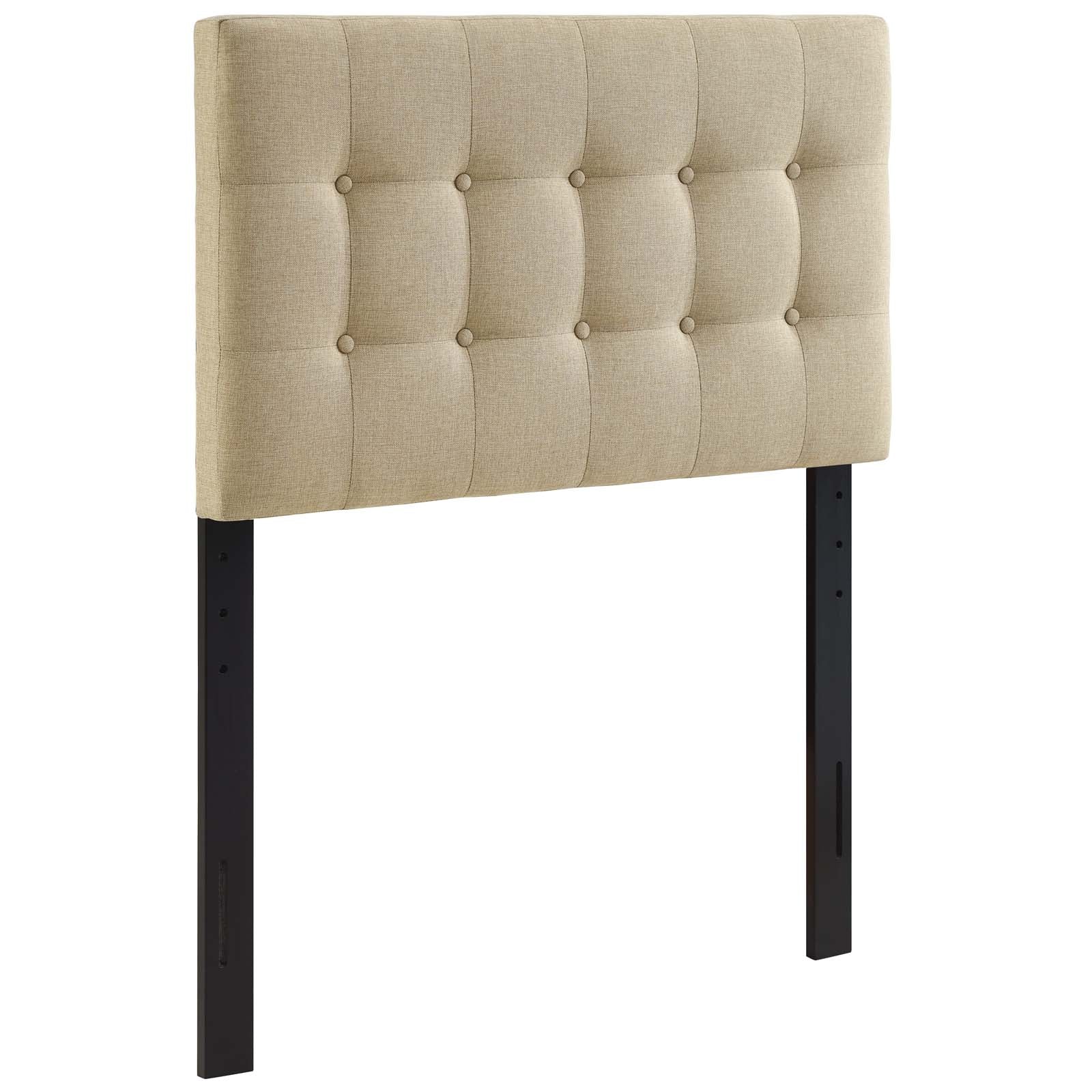 Emily Upholstered Fabric Twin Headboard by Modway