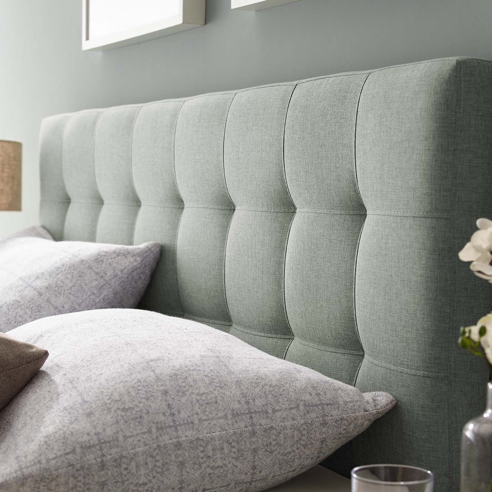 Lily Upholstered Fabric Queen Headboard by Modway