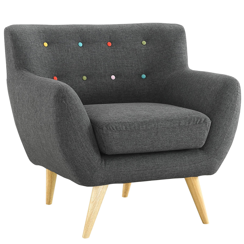 Remark Upholstered Fabric Armchair by Modway