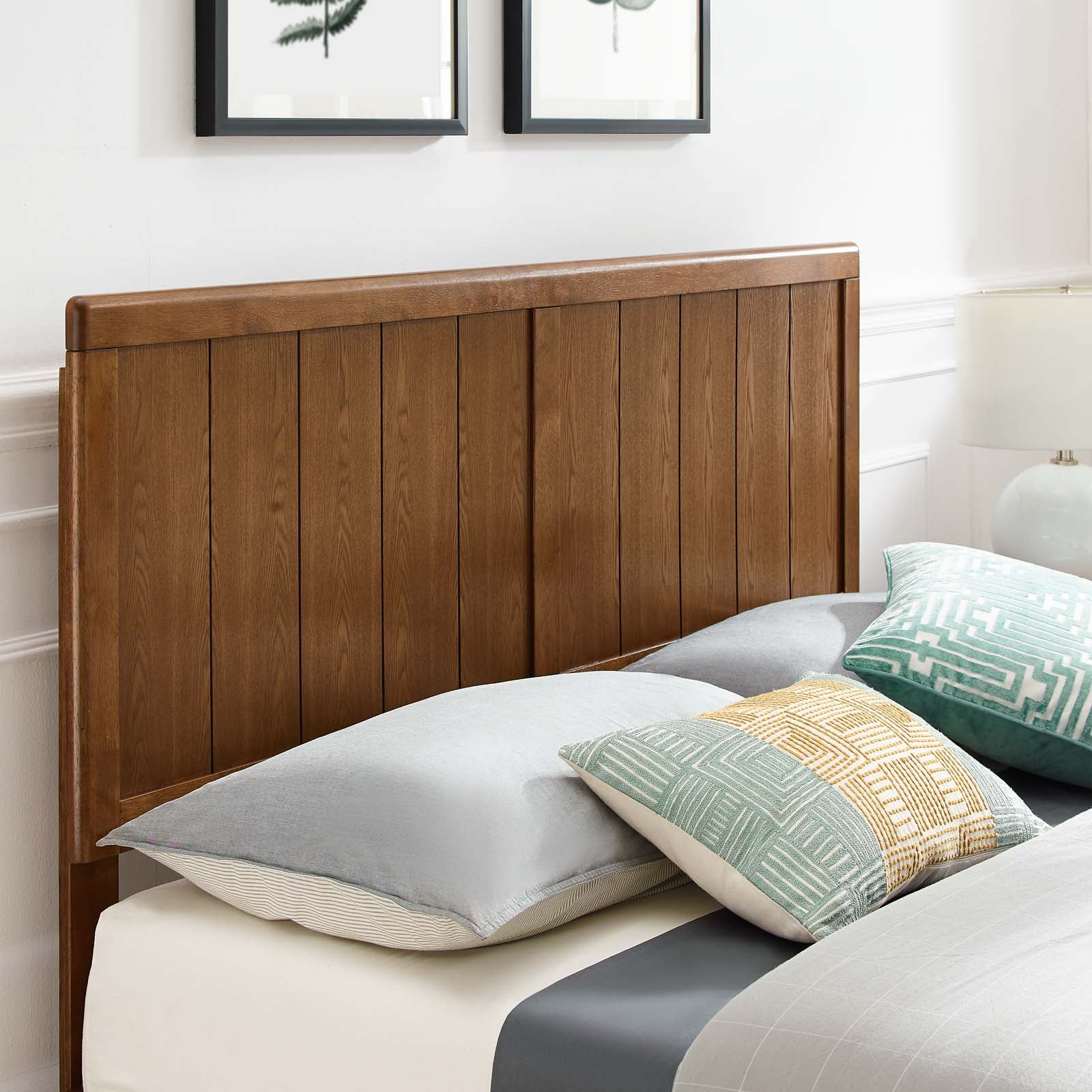 Alana Wood Queen Platform Bed With Angular Frame by Modway