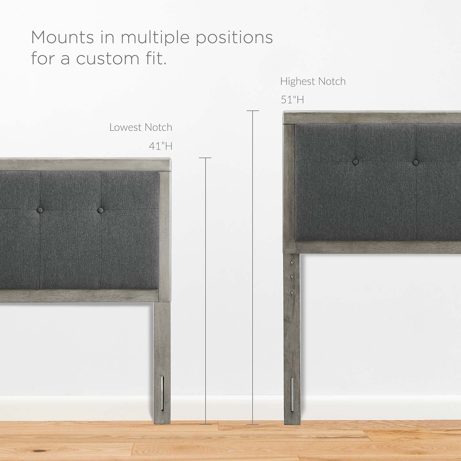 Willow Wood Queen Platform Bed With Angular Frame by Modway