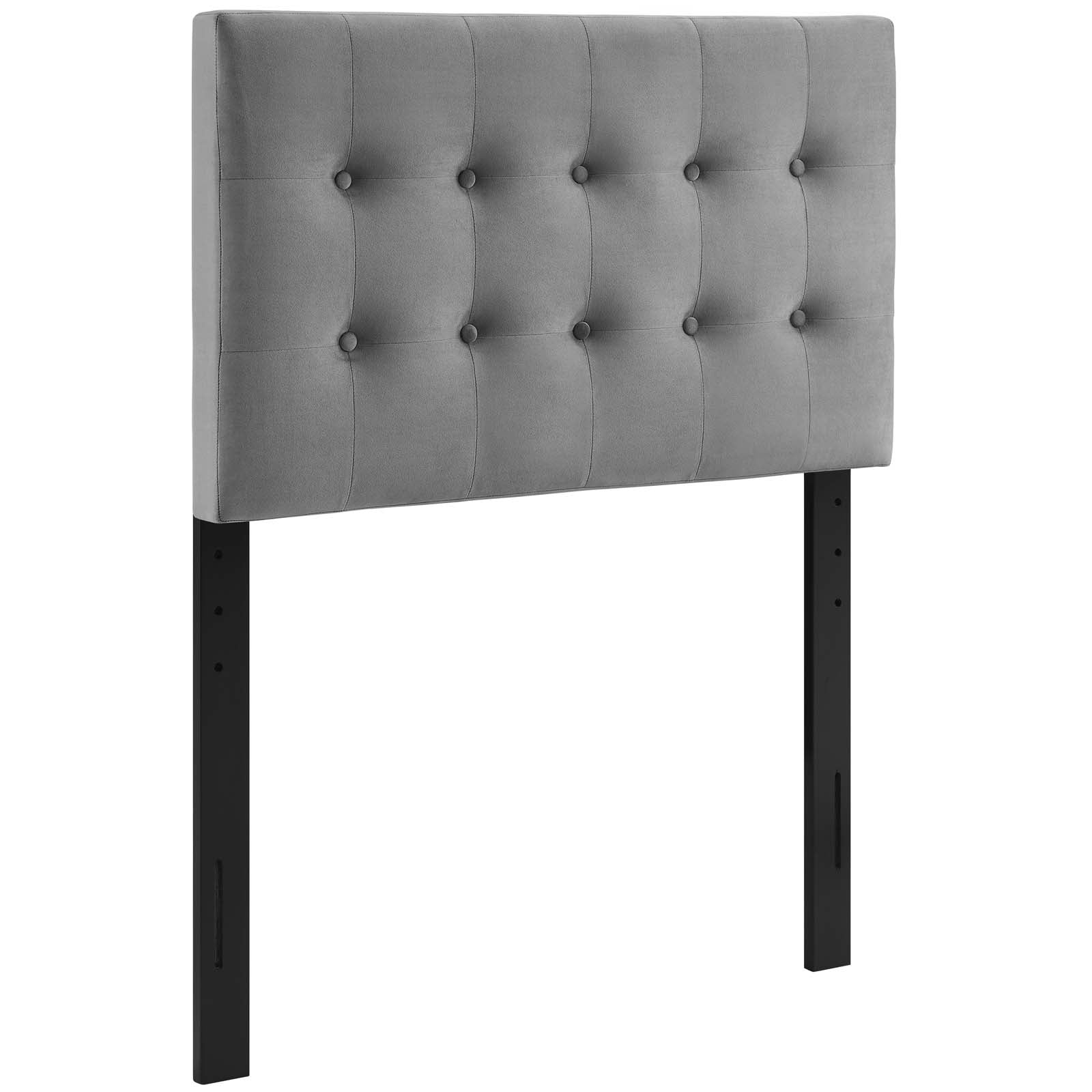 Emily Biscuit Tufted Performance Velvet Twin Headboard by Modway