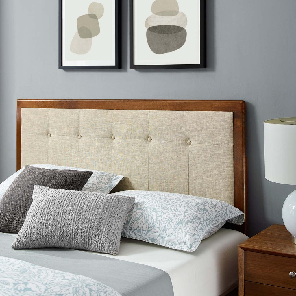 Willow Wood King Platform Bed With Splayed Legs by Modway