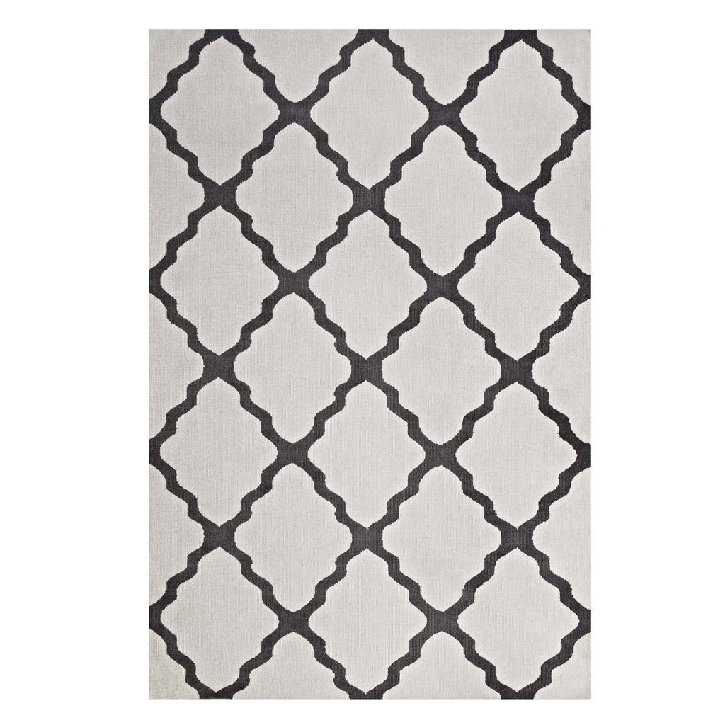 Marja Moroccan Trellis 5x8 Area Rug by Modway
