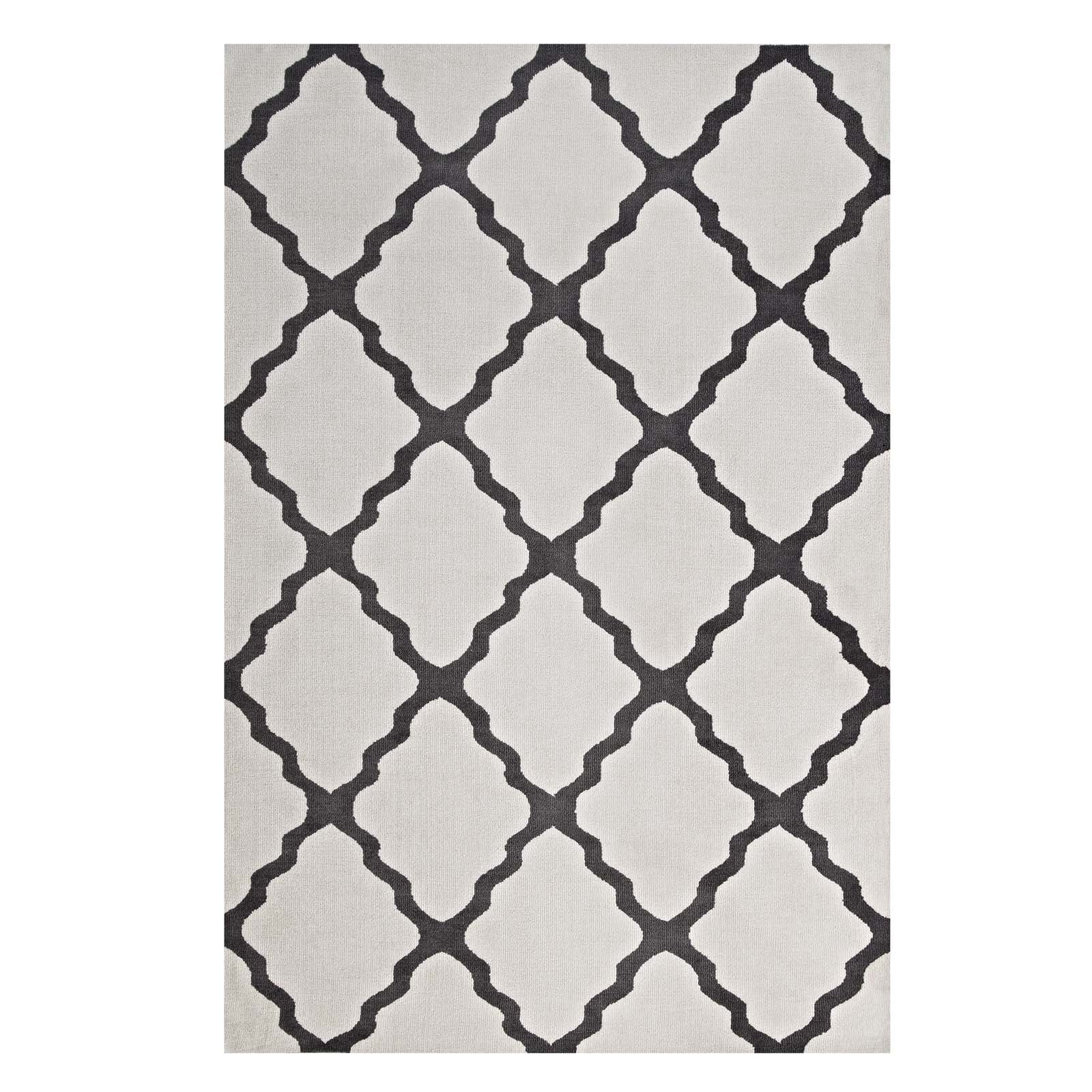 Marja Moroccan Trellis 5x8 Area Rug by Modway