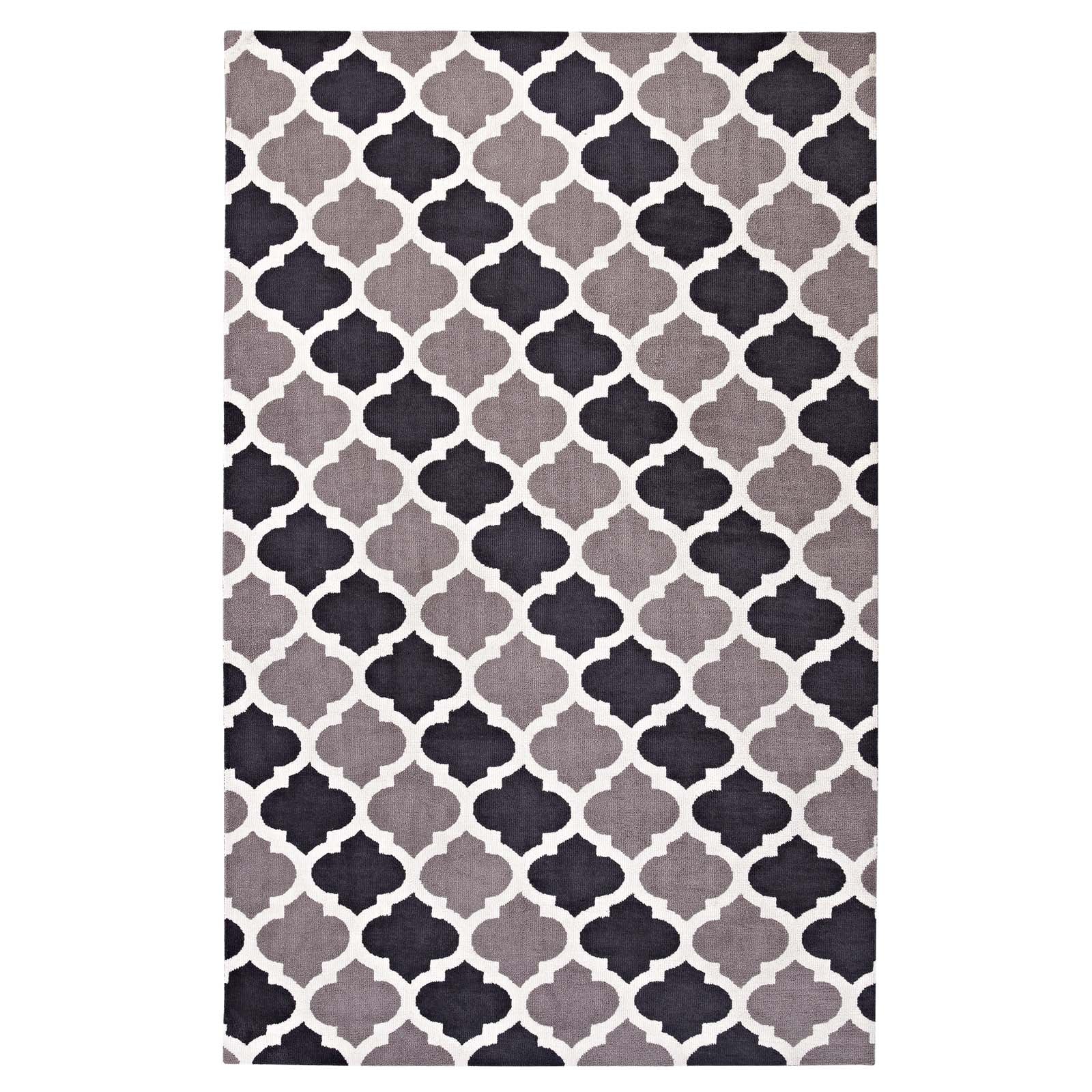 Lida Moroccan Trellis 8x10 Area Rug by Modway