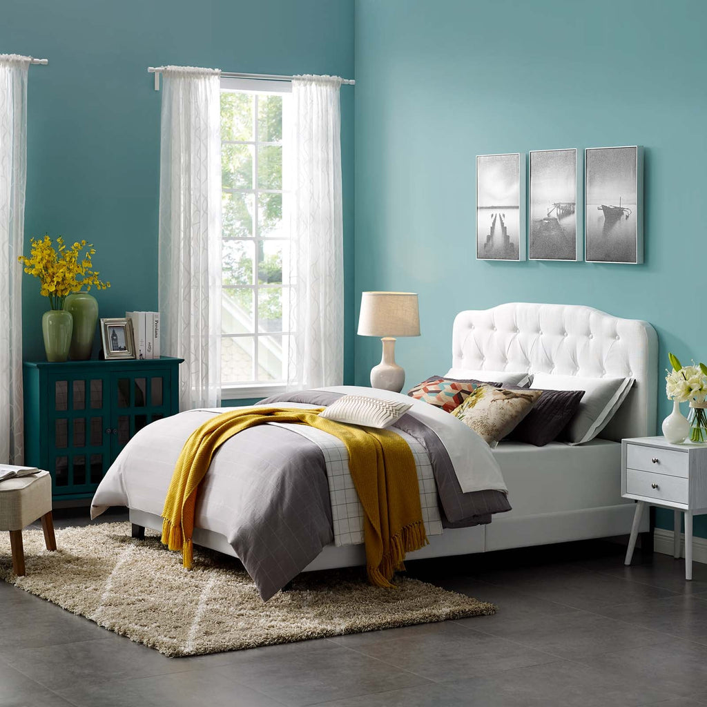 Amelia Upholstered Fabric Full Bed by Modway