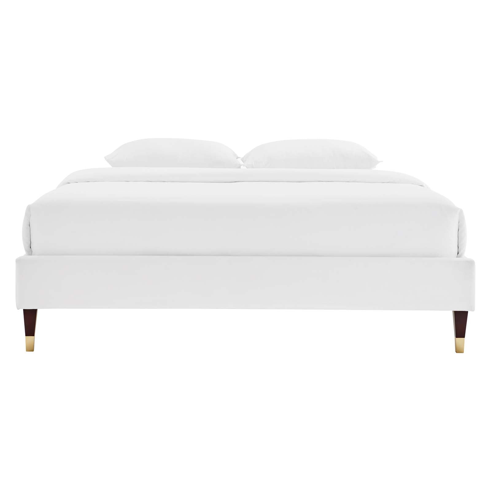 Harlow Performance Velvet Twin Platform Bed Frame by Modway