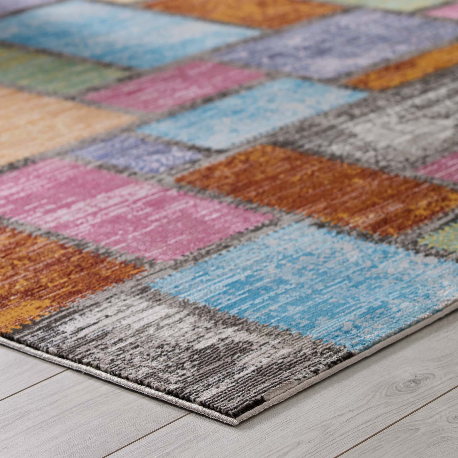 Success Nyssa Abstract Geometric Mosaic 5x8 Area Rug by Modway